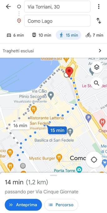 Casa Vacanze Como Eksteriør billede